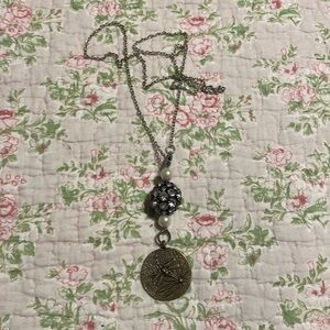 Mixed media necklace